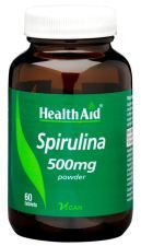 Spirulina 500 mg Derivado de Hierbas Silvestres 60 Comprimidos