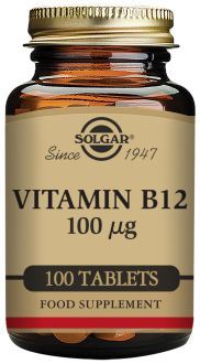 Vitamina B12 100 mcg 100 Comprimidos