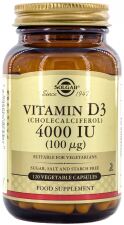 Vitamina D3 UI 100 mcg Cápsulas Vegetales