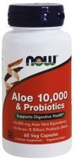 Aloe 10,000 & Probiotics 60 Capsulas