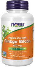 Ginkgo Biloba Double Strength 120 mg Veggie Capsulas